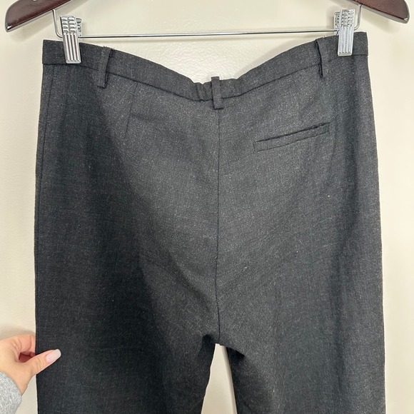 GAP Women's Charcoal Gray Wool Blend Stretch Career Dress Pants Size 8 Y2K - Picture 7 of 7